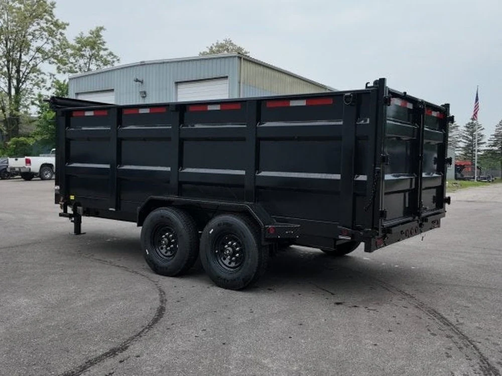 83"x16' Bumper Pull Dump Trailer 48" Sides - 16k GVWR - Telescopic Lift 047578 - Image 12
