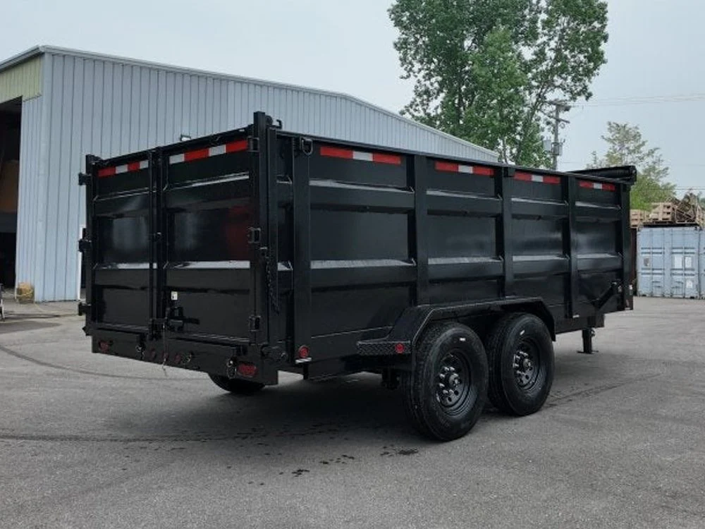 83"x16' Bumper Pull Dump Trailer 48" Sides - 16k GVWR - Telescopic Lift 047578 - Image 13