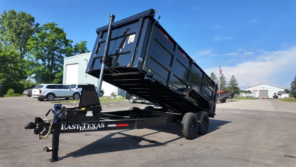83"x16' Bumper Pull Dump Trailer 48" Sides - 16k GVWR - Telescopic Lift 047578 - Image 5
