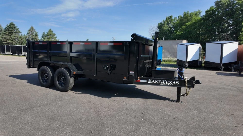 83"x16' Bumper Pull Dump Trailer 36" Sides - 16k GVWR - Telescopic Lift 047577 - Image 3
