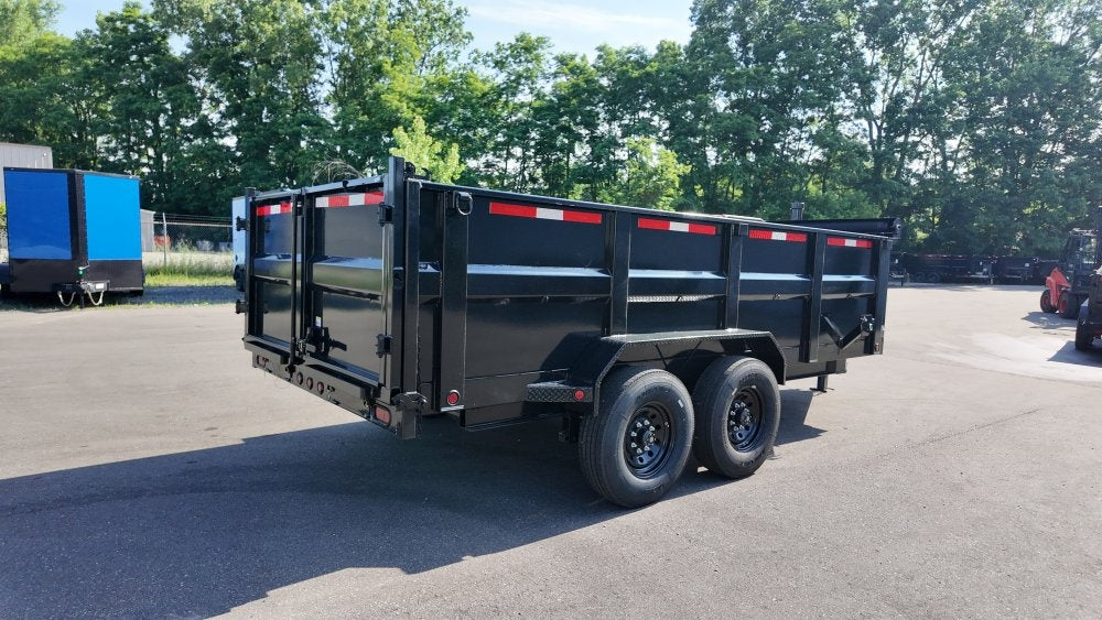 83"x16' Bumper Pull Dump Trailer 36" Sides - 16k GVWR - Telescopic Lift 047577 - Image 5