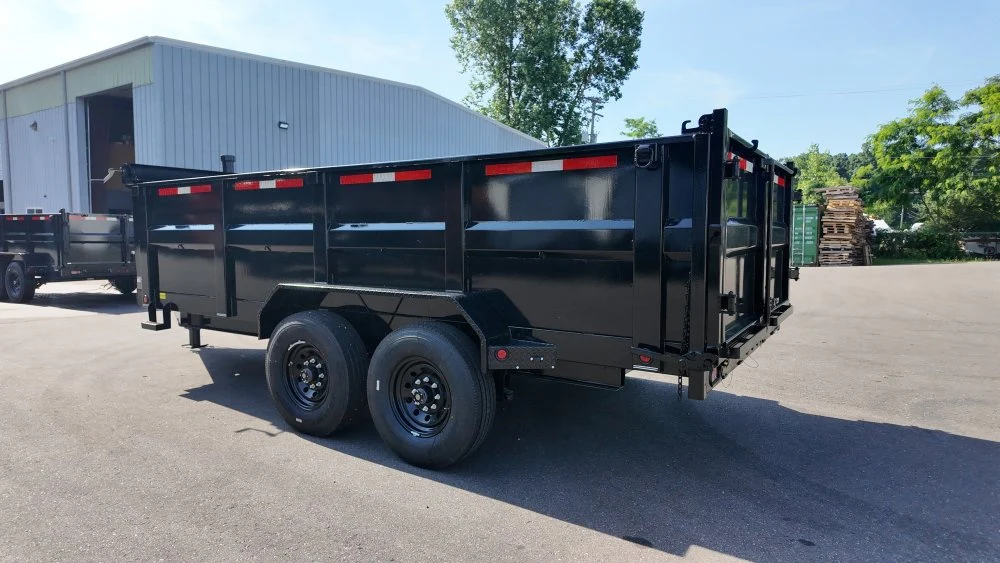 83"x16' Bumper Pull Dump Trailer 36" Sides - 16k GVWR - Telescopic Lift 047577 - Image 7