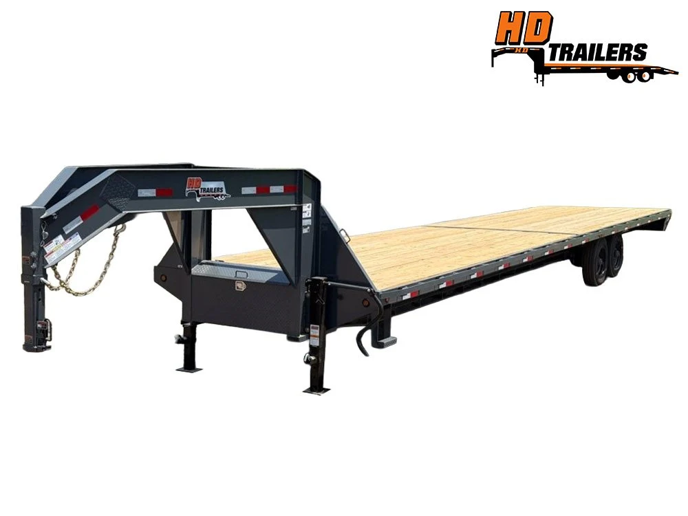 40' HD Hotshot (2) 10k Axles Straight Deck, DERATED Non-CDL 18 Ply Super Singles 1529 - Image 14