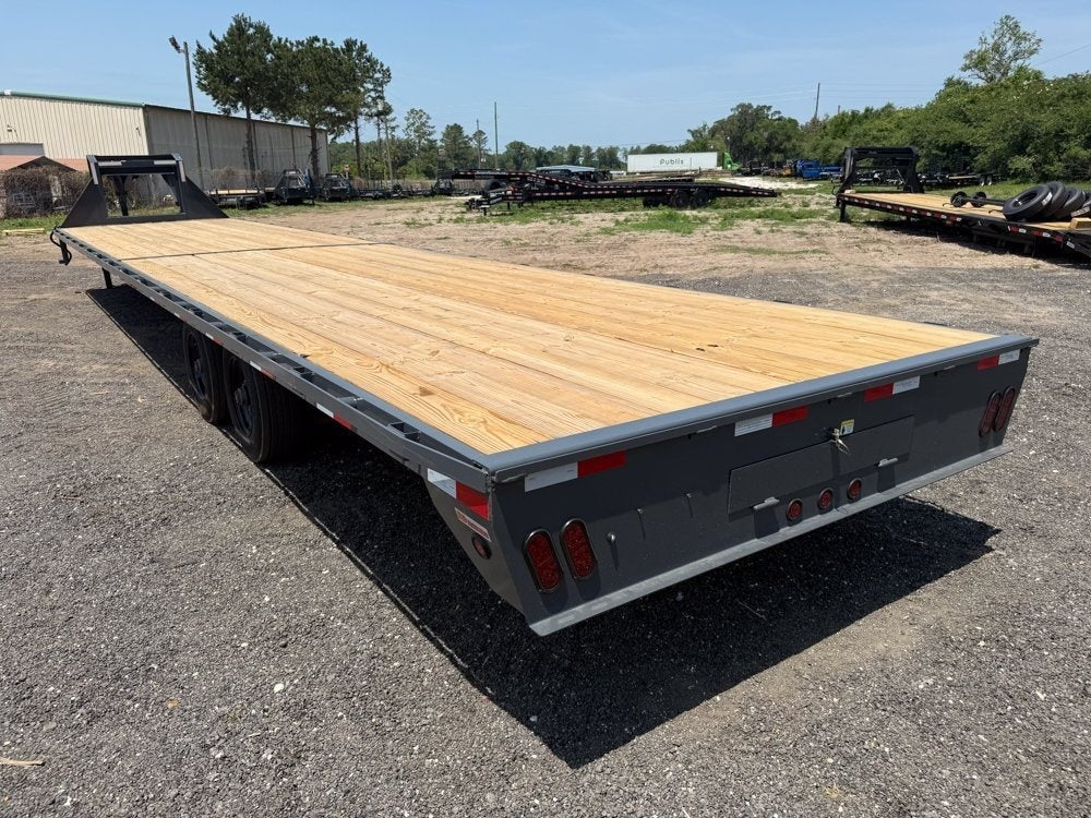 40' HD Hotshot (2) 10k Axles Straight Deck, DERATED Non-CDL 18 Ply Super Singles 1529 - Image 6