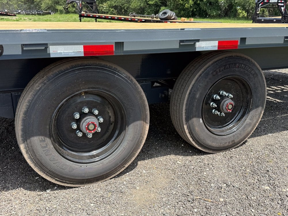 40' HD Hotshot (2) 10k Axles Straight Deck, DERATED Non-CDL 18 Ply Super Singles 1529 - Image 7