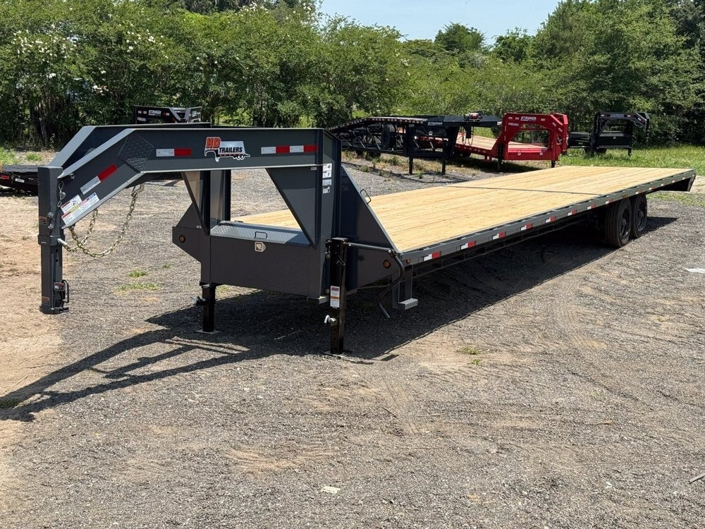 40' HD Hotshot (2) 10k Axles Straight Deck, DERATED Non-CDL 18 Ply Super Singles 1529 - Image 8