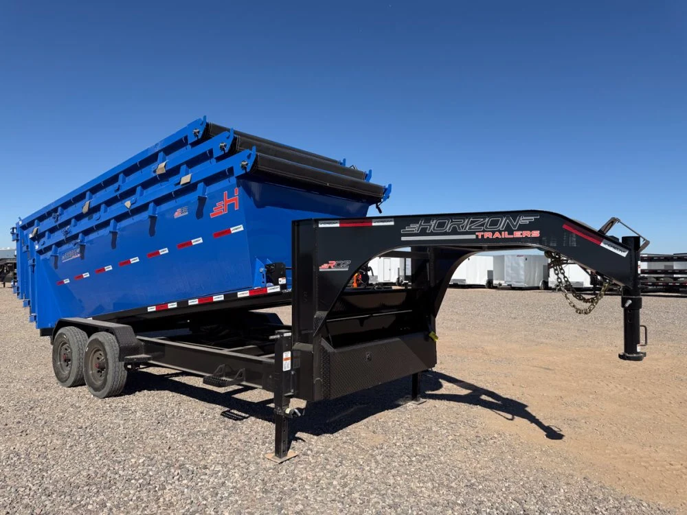 Horizon 16' RDZ GN Roll off Bundle (2) 7k Axles + 3 Bins w/ 4' Walls 13892 - Image 3