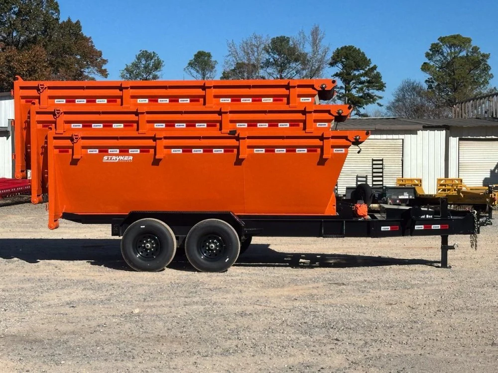Stryker 14' BP Roll off Bundle (2) 7k Axles + 3 Bins w/ 4' Walls 2613 - Image 10