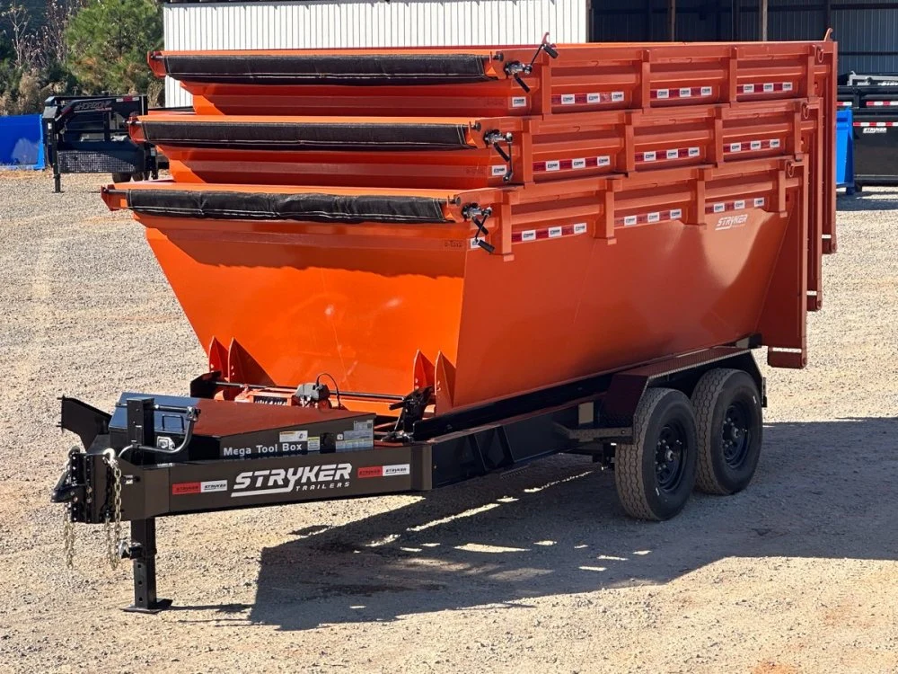 Stryker 14' BP Roll off Bundle (2) 7k Axles + 3 Bins w/ 4' Walls 2613 - Image 11