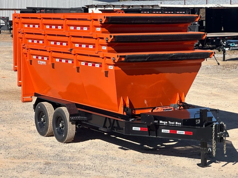 Stryker 14' BP Roll off Bundle (2) 7k Axles + 3 Bins w/ 4' Walls 2613 - Image 12