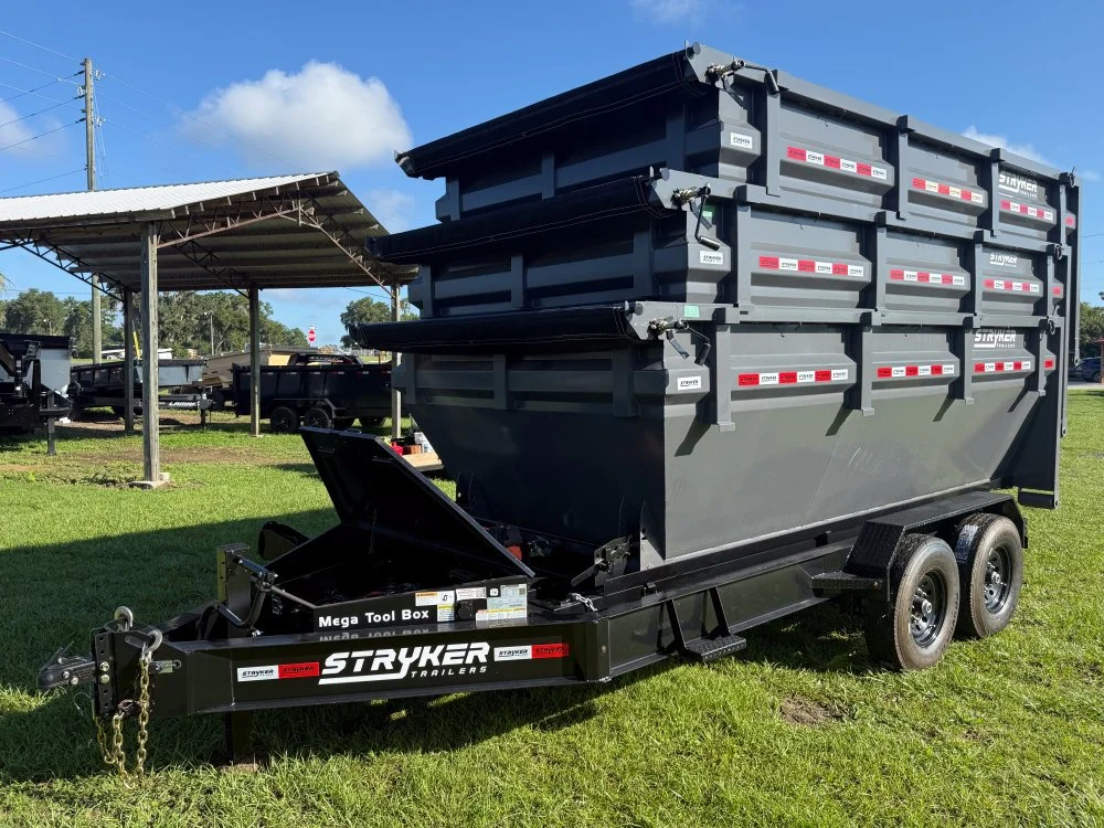 Stryker 14' BP Roll off Bundle (2) 7k Axles + 3 Bins w/ 4' Walls 2556 - Image 3