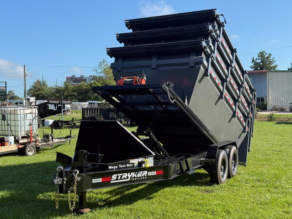 Stryker 14' BP Roll off Bundle (2) 7k Axles + 3 Bins w/ 4' Walls 2556 - Image 4