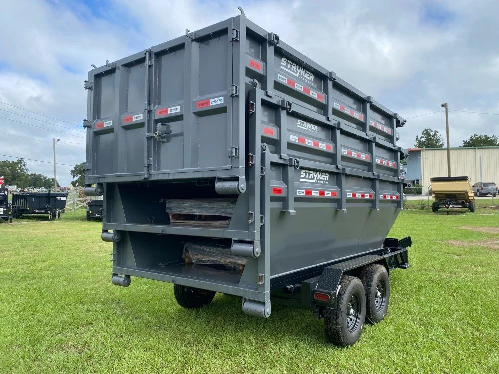 Stryker 14' BP Roll off Bundle (2) 7k Axles + 3 Bins w/ 4' Walls 2556 - Image 9