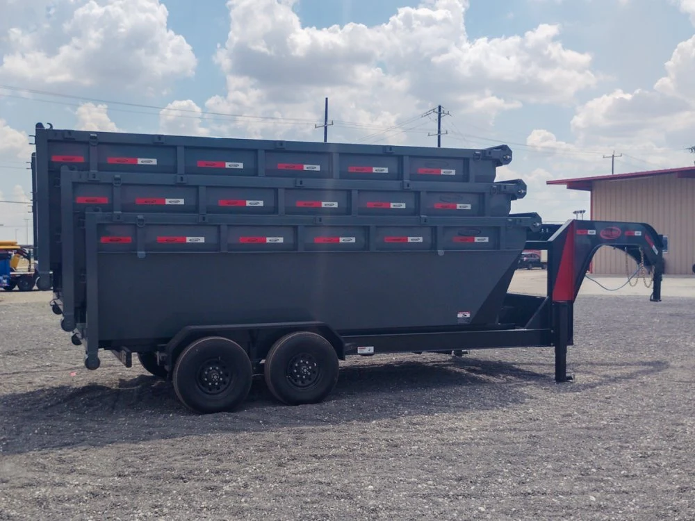 Dura Haul 16' GN Roll off Bundle (2) 8k Axles + 3 Bins w/ 4' Walls 10973 - Image 8