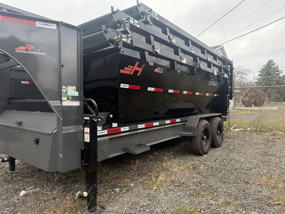 Horizon 16' RDZ GN Roll off Bundle (8) 7k Axles + 3 Bins w/ 4' Walls 011143 - Image 4