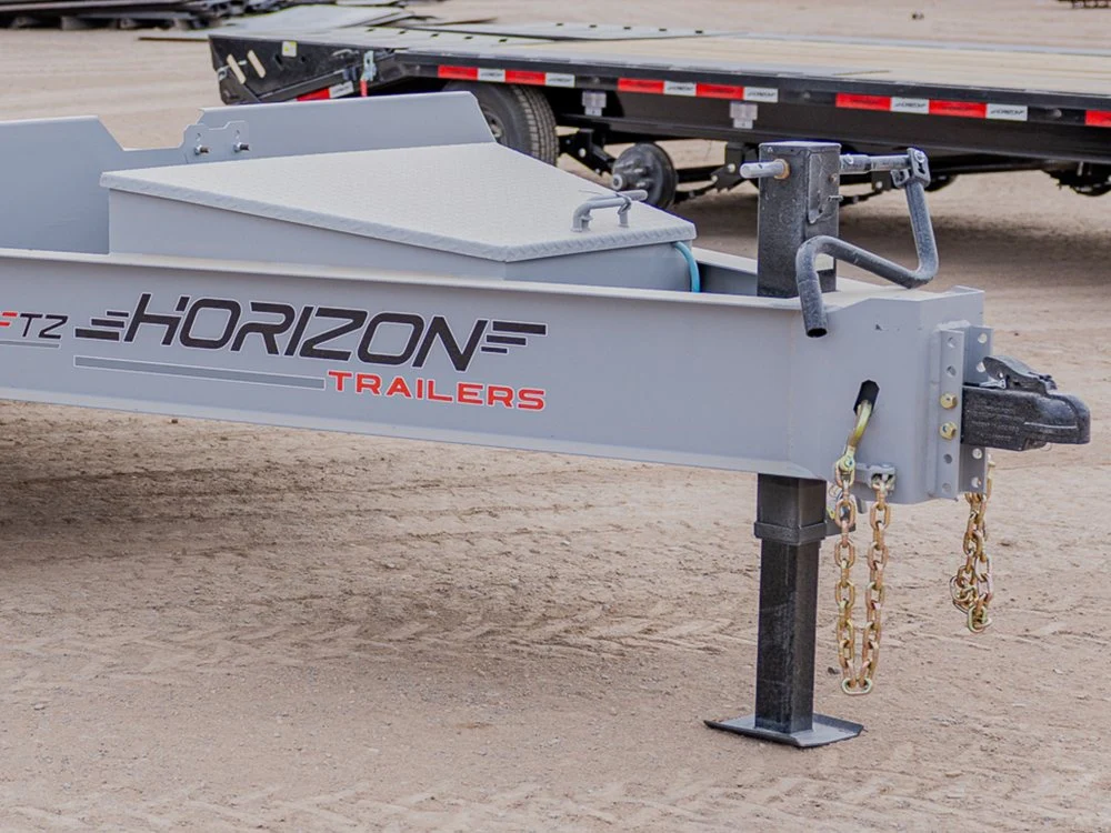 24' Horizon FTZ Bumper Pull Deckover Trailer Mega Ramps - (2) 7K Axles TU4218 - Image 3