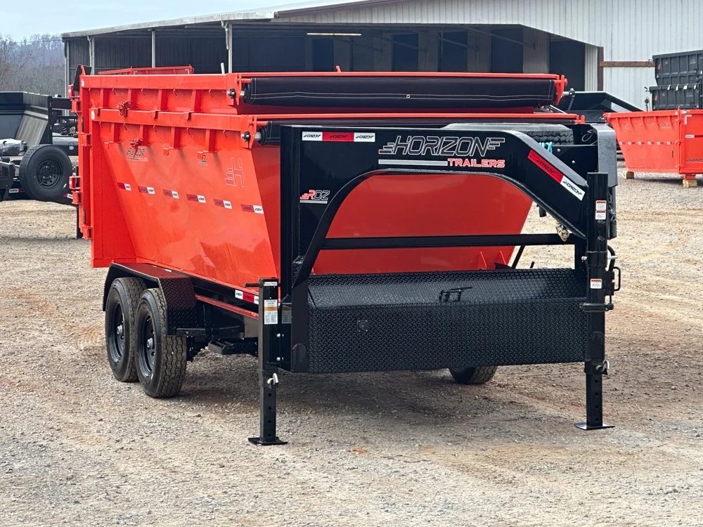 Horizon 14' RDZ GN Roll off Bundle (2) 7k Axles + 2 Bins w/ 4' Walls 4939 - Image 12