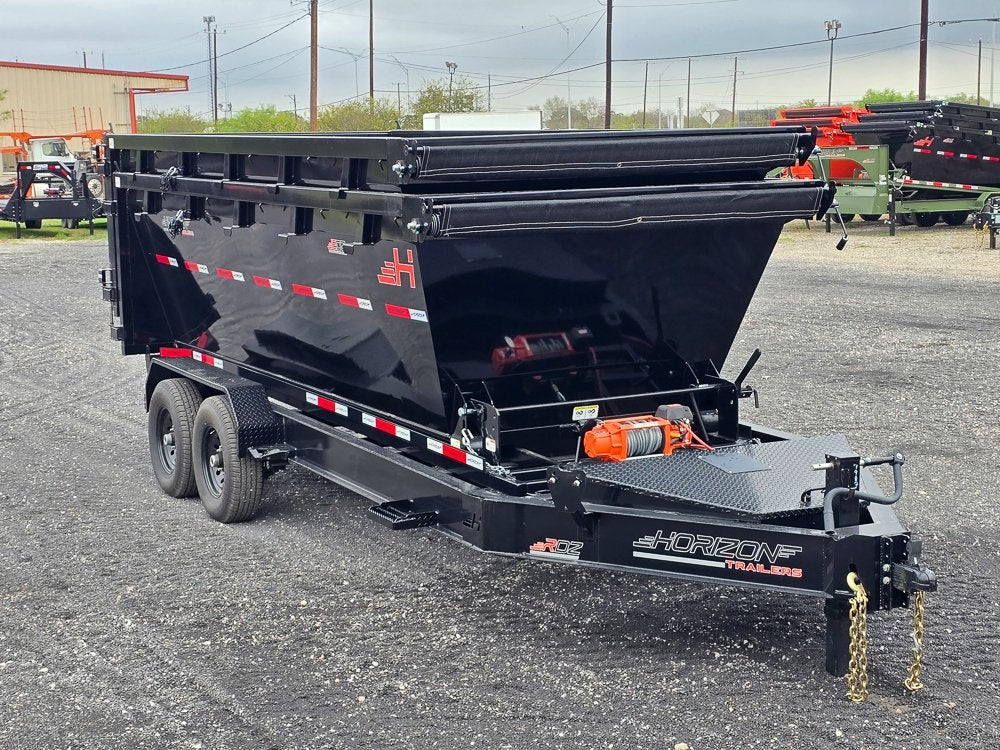 Horizon 16' RDZ BP Roll off Bundle (2) 7k Axles + 2 Bins w/ 4' Walls 7792 - Image 3