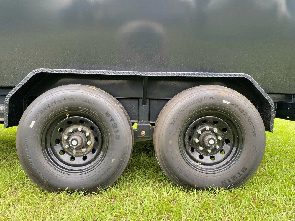 Dura Haul 14' GN Roll off Bundle (2) 8k Axles + 3 Bins w/ 4' Walls 0954-A - Image 6