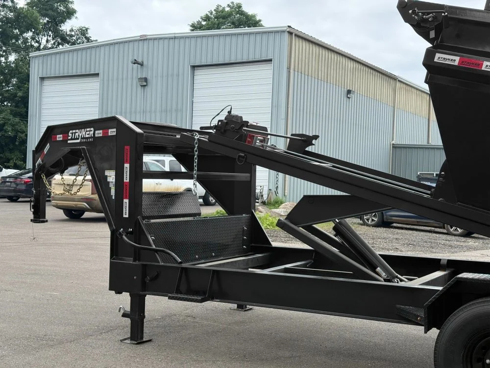 Stryker 16' GN Roll off Bundle (2) 7k Axles + 1 Bin w/ 4' Walls 2581-E - Image 2
