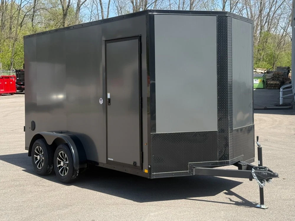 7 x 14 Look Trailers ST DLX Flat Top V Nose Enclosed Trailer - (2) 3.5k lb Axles 141505 - Image 7