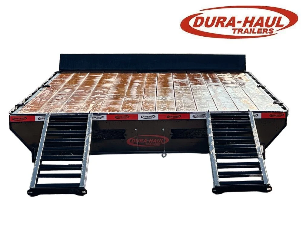 16' x 96" Dura-Haul ROF Flatbed Attachment 5' Rear Slide Out Ramps 186-01