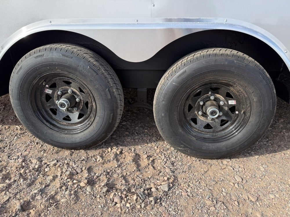 8.5 x 20 Outback DLX Flat Top V Nose Car Hauler (2) - 5200 lbs Axles TU4803 - Image 8