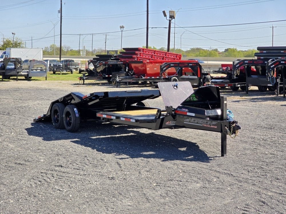 24' Tilt Equipment Trailer Bumper Pull 102" Wide (2) 10K Axles TU4058 - Image 5