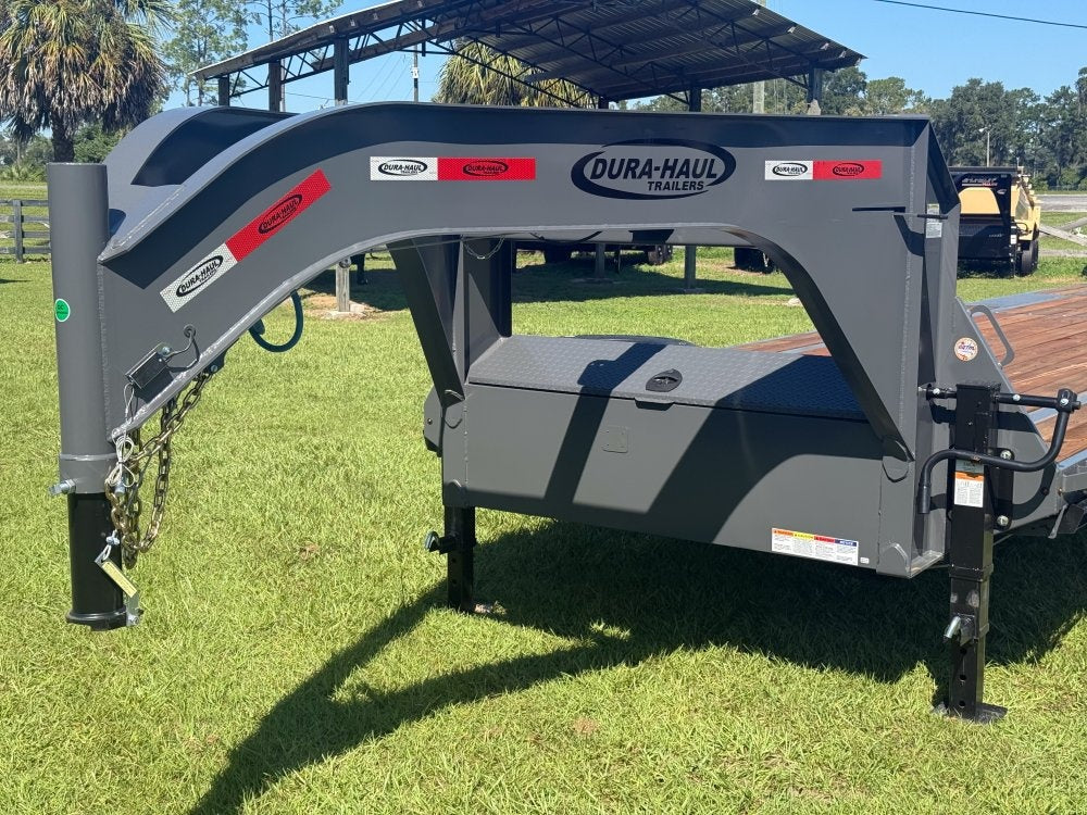 35' Dura-Haul DKO Gooseneck Hotshot Non-CDL Deckover Trailer Mega Ramps - (2) 7K Axles TU4717 - Image 10