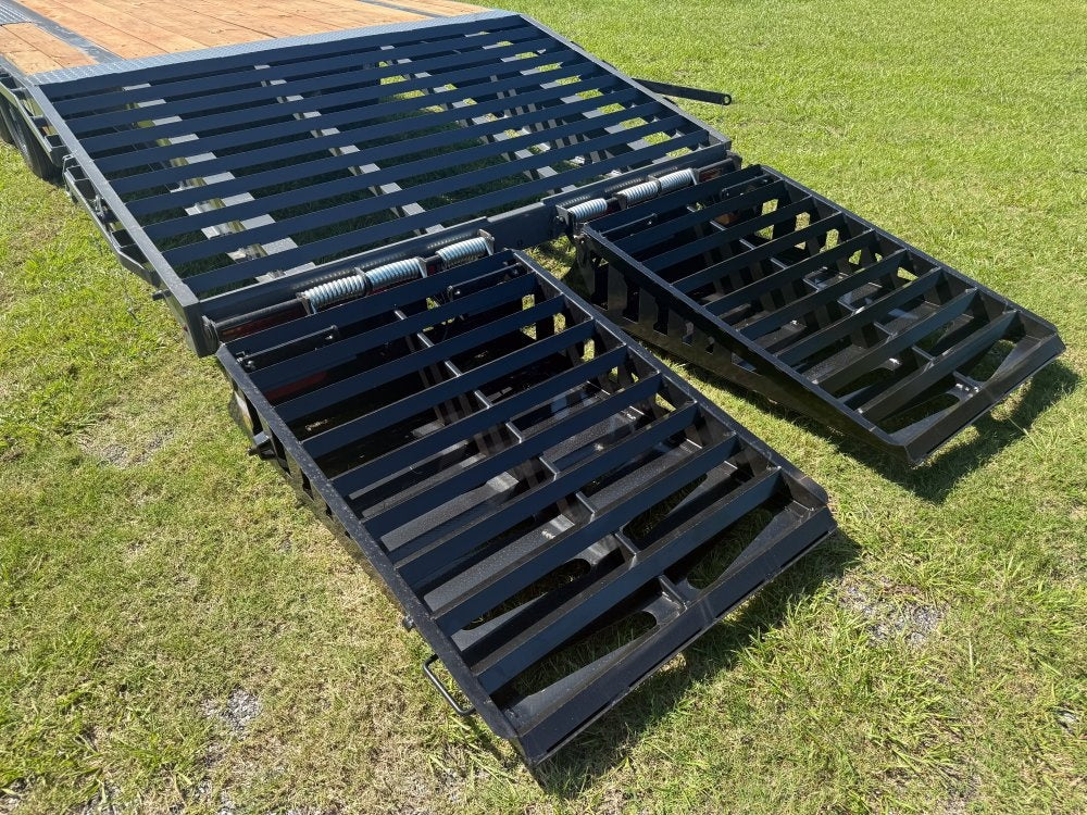 35' Dura-Haul DKO Gooseneck Hotshot Non-CDL Deckover Trailer Mega Ramps - (2) 7K Axles TU4717 - Image 5