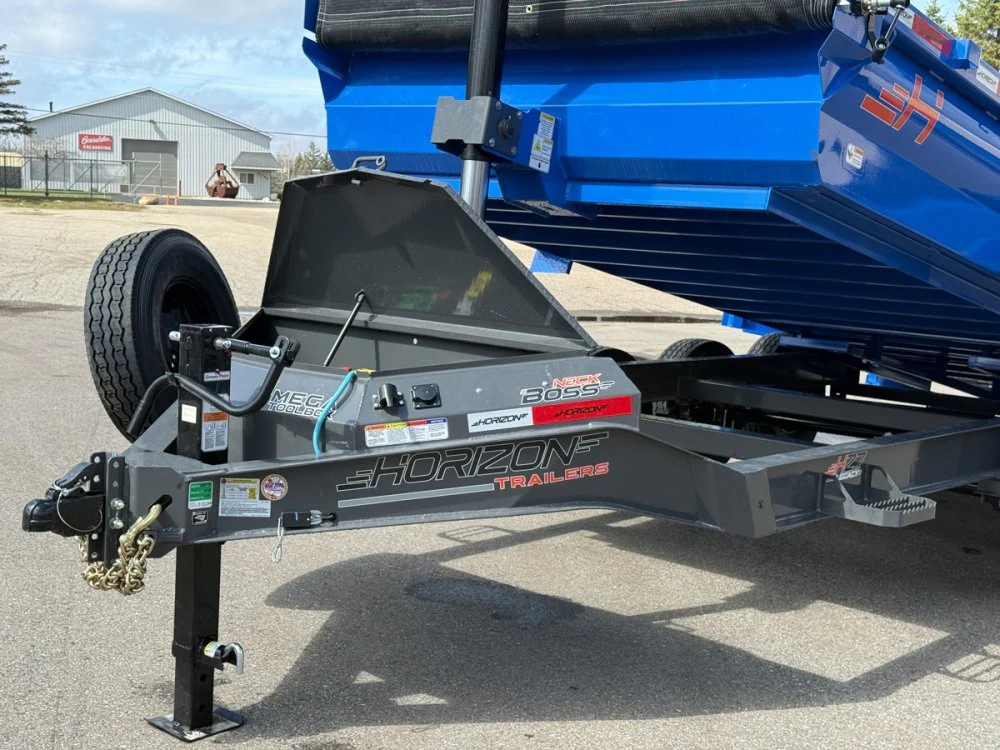 16' Horizon HZ7 Bumper Pull Dump Trailer 24" Side Walls - (3) 7K Axles 16670 - Image 4