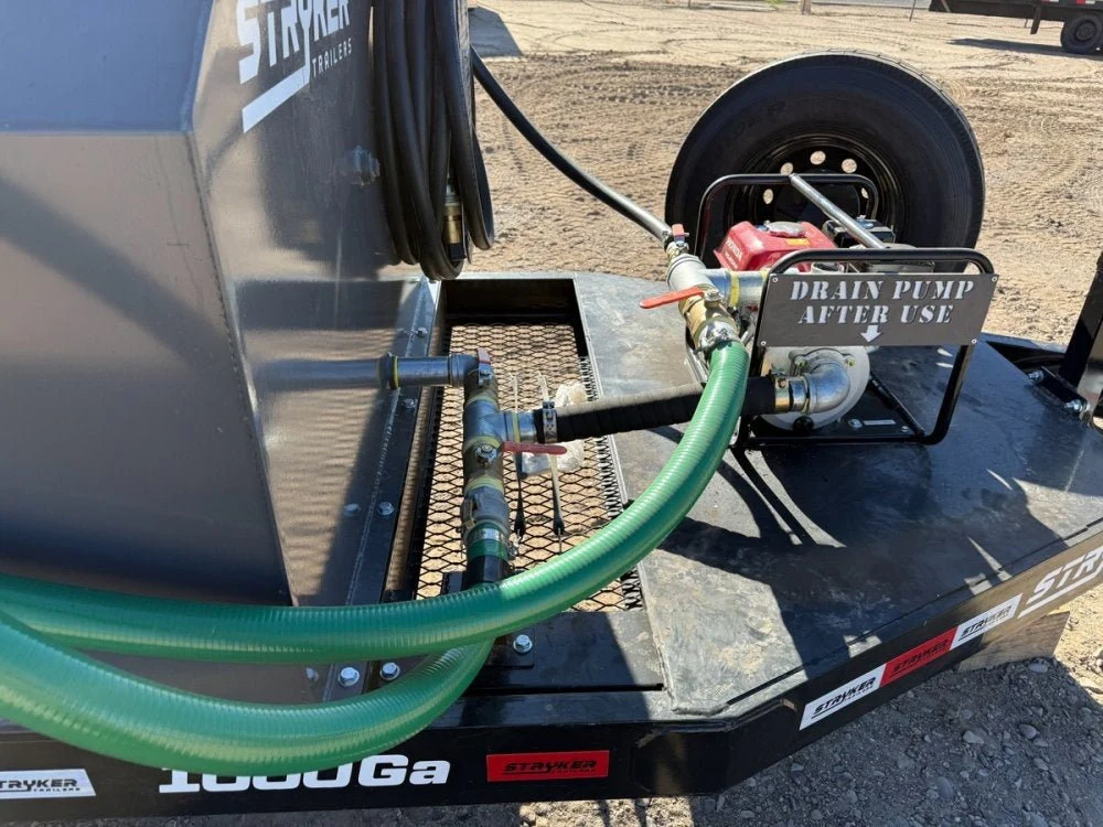 1500 Gallon Water Tank Trailer with Pump and Hose 004417 - Image 3