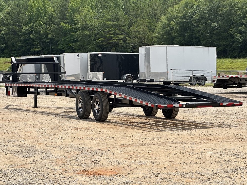 40' Max Lite Gooseneck Mesh Car Hauler (2) 7K Axles - Image 11