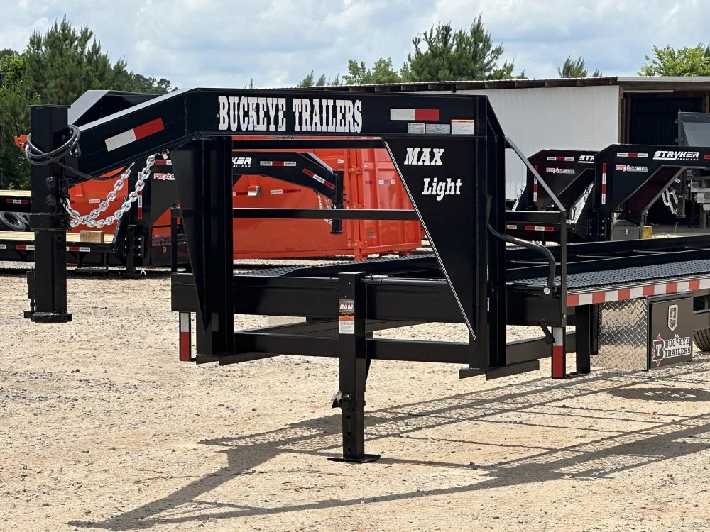 40' Max Lite Gooseneck Mesh Car Hauler (2) 7K Axles - Image 4