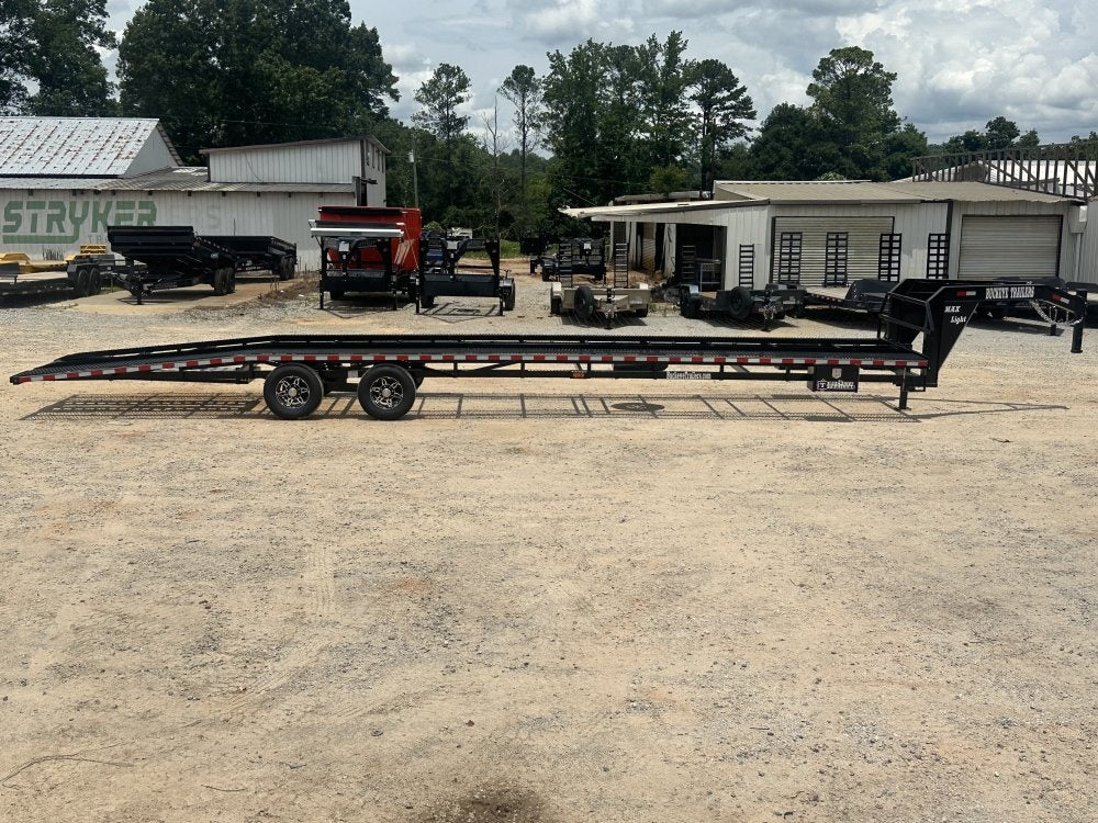 40' Max Lite Gooseneck Mesh Car Hauler (2) 7K Axles - Image 7