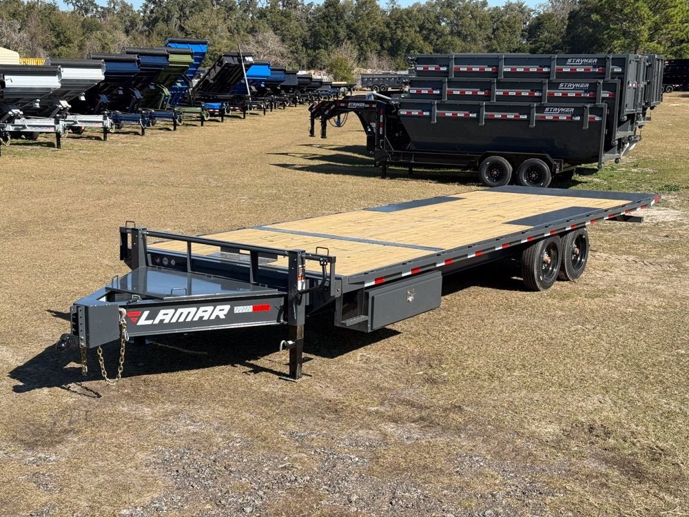 Lamar FA Bumper Pull Deckover Full Tilt Trailer - Image 4