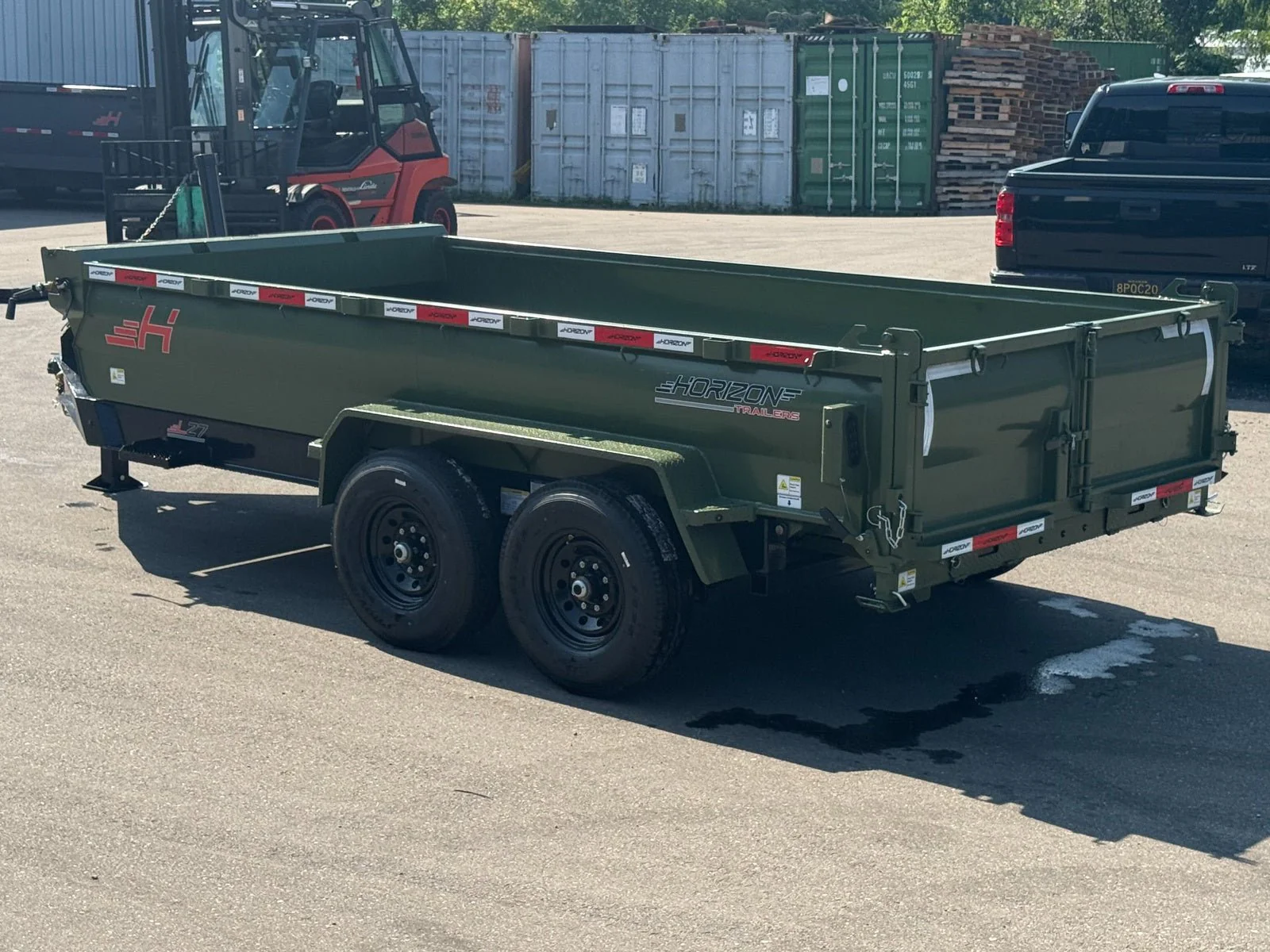 Horizon LZ7 Bumper Pull Dump Trailer - Image 11