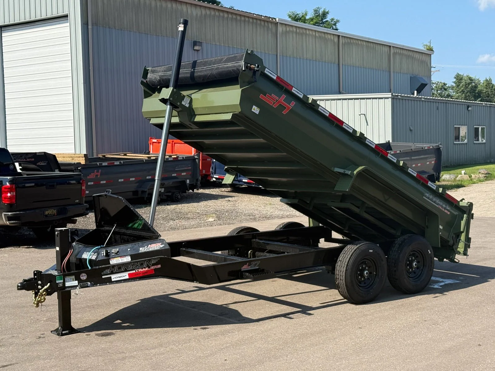 Horizon LZ7 Bumper Pull Dump Trailer - Image 6
