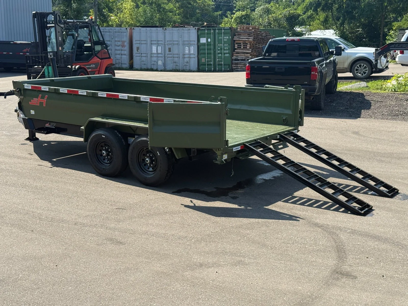 Horizon LZ7 Bumper Pull Dump Trailer - Image 8