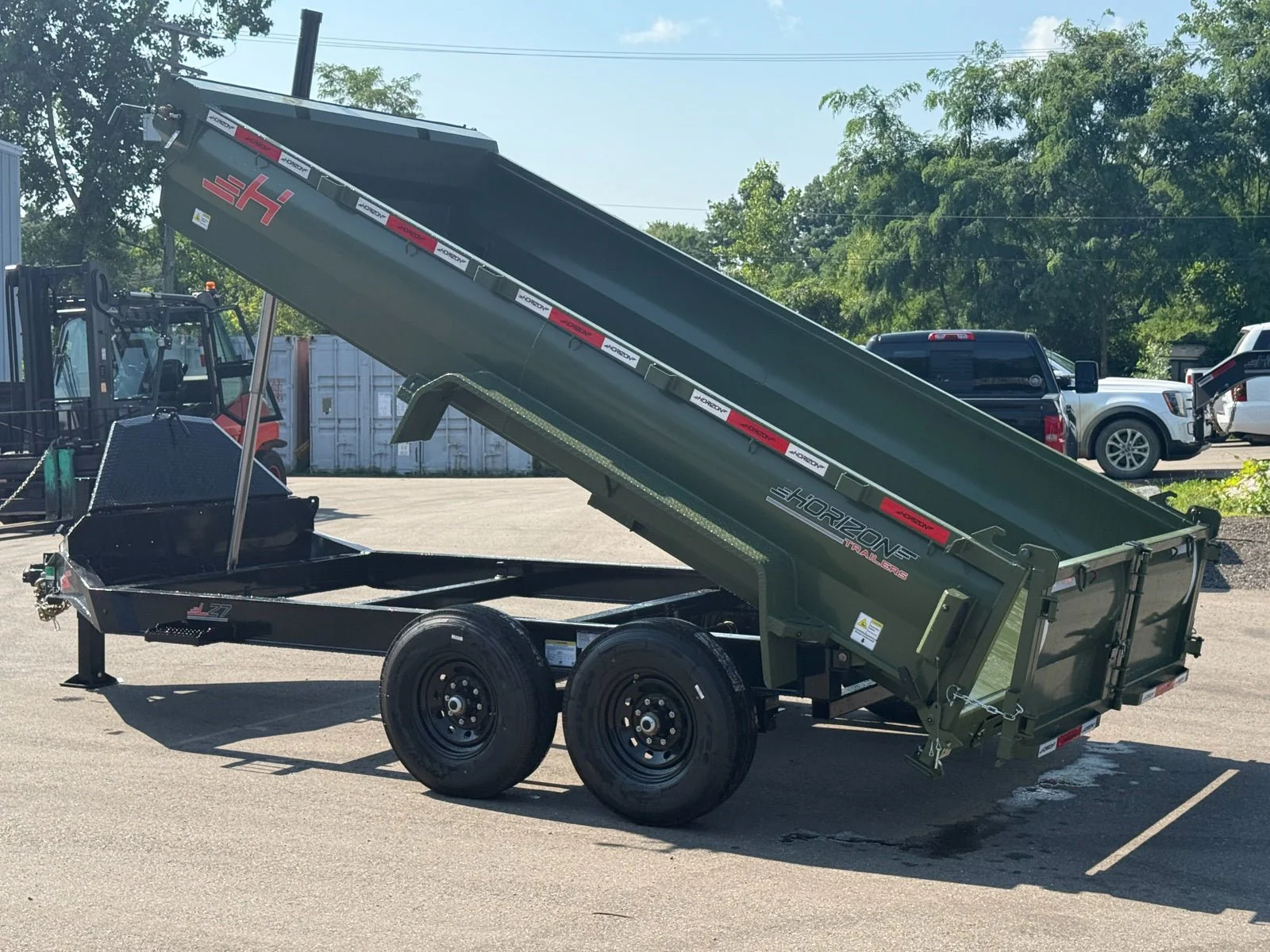 Horizon LZ7 Bumper Pull Dump Trailer - Image 9
