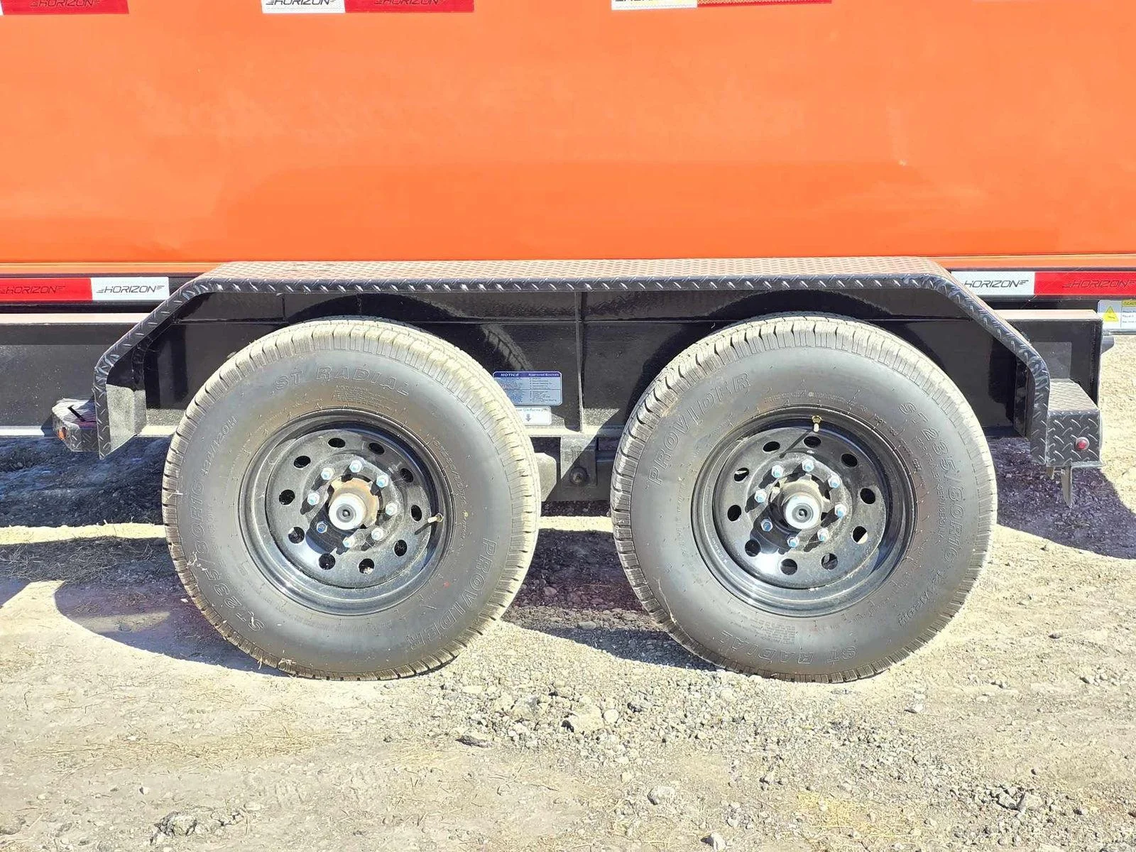 Horizon 14' RDZ GN Roll off Bundle (2) 7k Axles + 3 Bins w/ 4' Walls HZN14GN7K4FTEDZ3ORANGEAL - Image 8