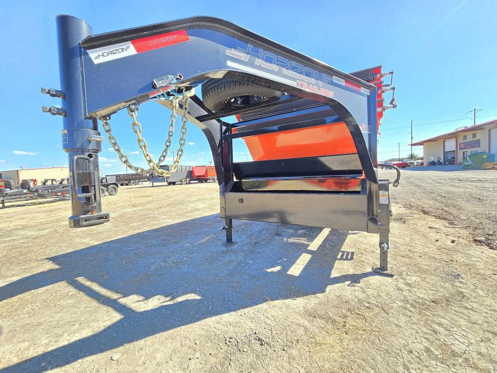 Horizon 14' RDZ GN Roll off Bundle (2) 7k Axles + 3 Bins w/ 4' Walls HZN14GN7K4FTEDZ3ORANGETX - Image 3