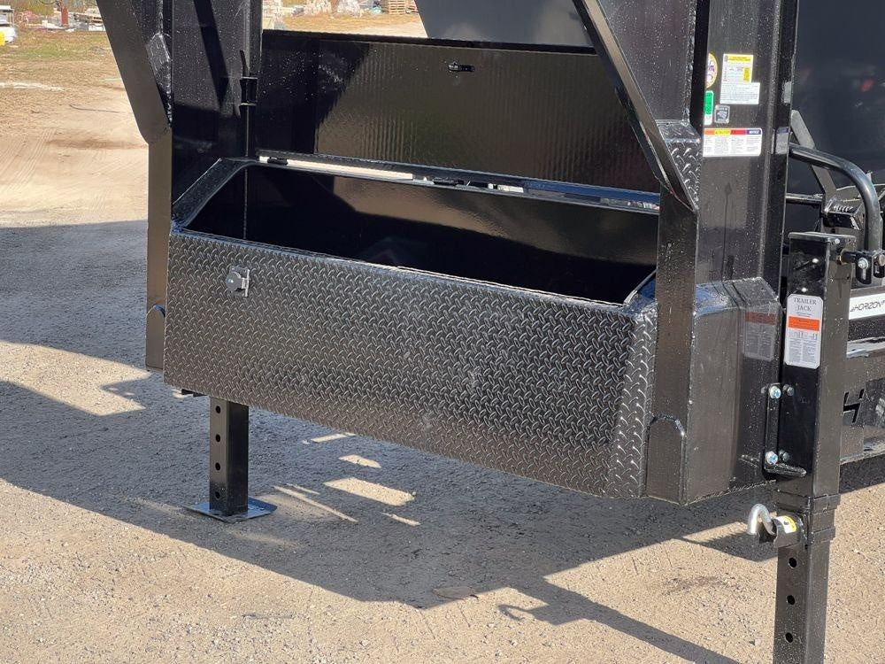 Horizon 16' HRD GN Roll off Bundle (2) 10k Axles + 2 Bins w/ 6' Walls HZN16GN10K6FTEDZ3GrayTX - Image 8