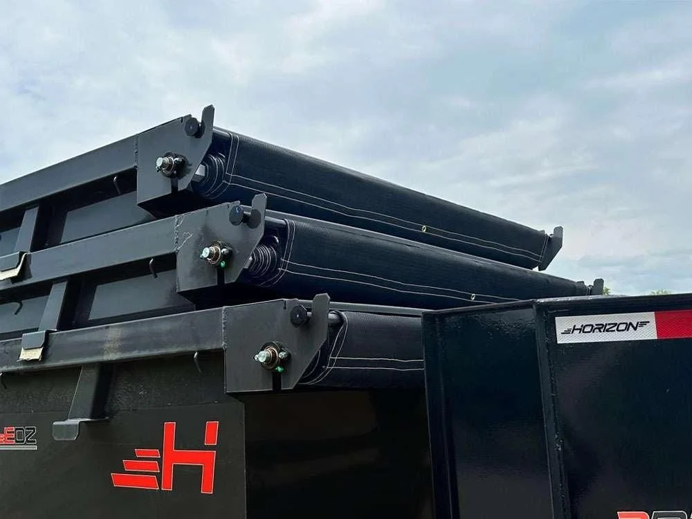 Horizon 16' RDZ GN Roll off Bundle (2) 7k Axles + 3 Bins w/ 4' Walls HZN16GN7K4FTEDZ3BLKMI - Image 3