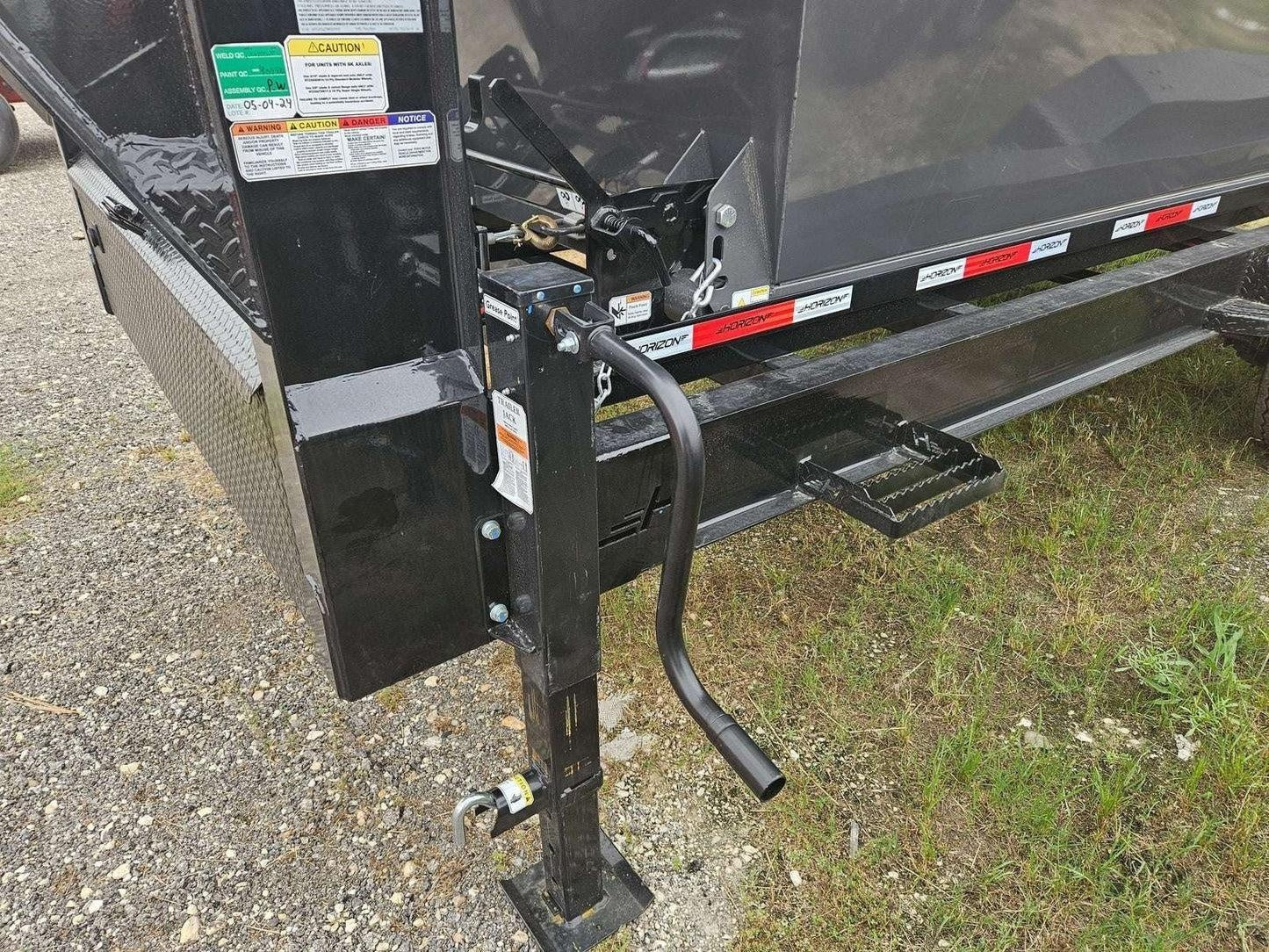 Horizon 16' RDZ GN Roll off Bundle (2) 8k Axles + 3 Bins w/ 4' Walls HZN16GN8K4FTEDZ3GrayMI - Image 5