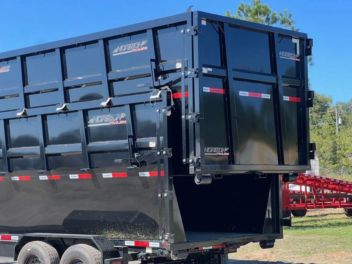 Horizon 16' RDZ GN Roll off Bundle (2) 8k Axles + 2 Bins w/ 6' Walls HZN16GN8K6FTEDZ3BLKTX - Image 9