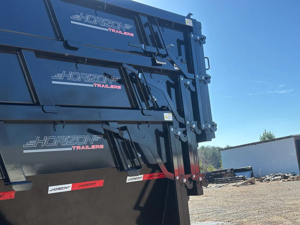 Horizon 20' HRD GN Roll off Bundle (2) 10k Axles + 3 Bins w/ 4' Walls HZN20GN10K4FTEDZ3BLKMI - Image 3