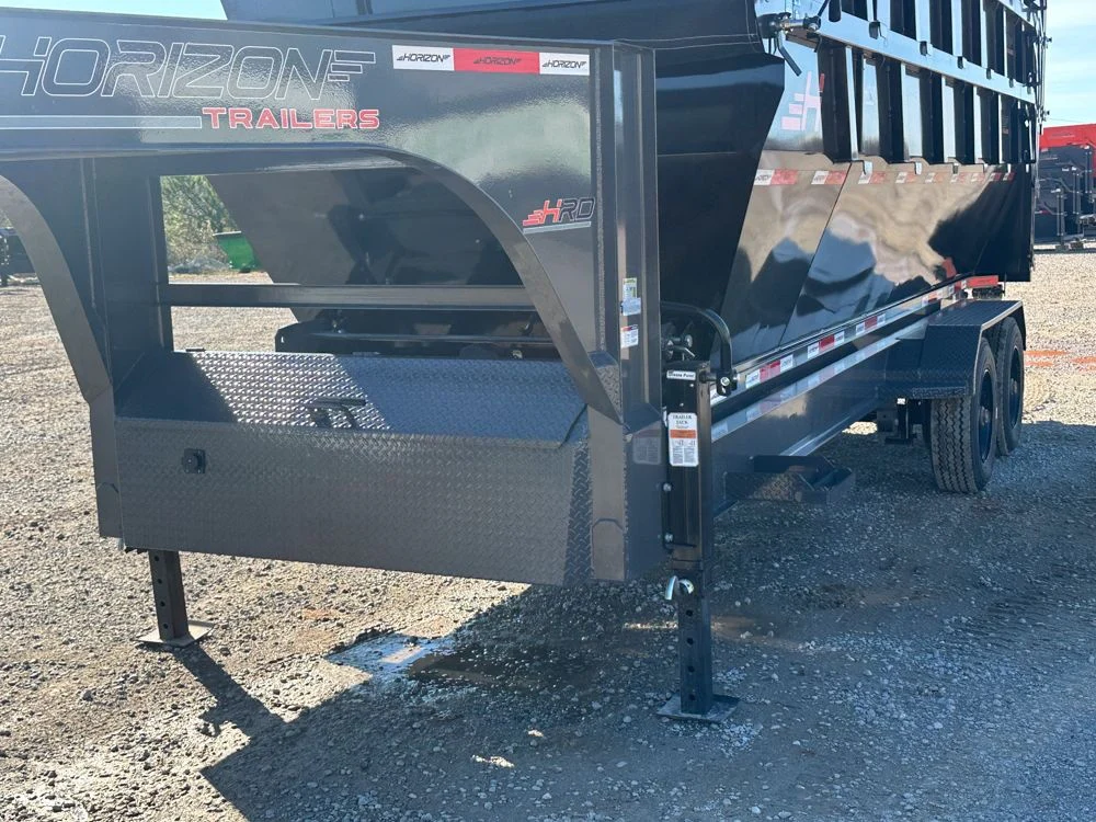 Horizon 20' HRD GN Roll off Bundle (2) 10k Axles + 3 Bins w/ 4' Walls HZN20GN10K4FTEDZ3BLKTX - Image 7