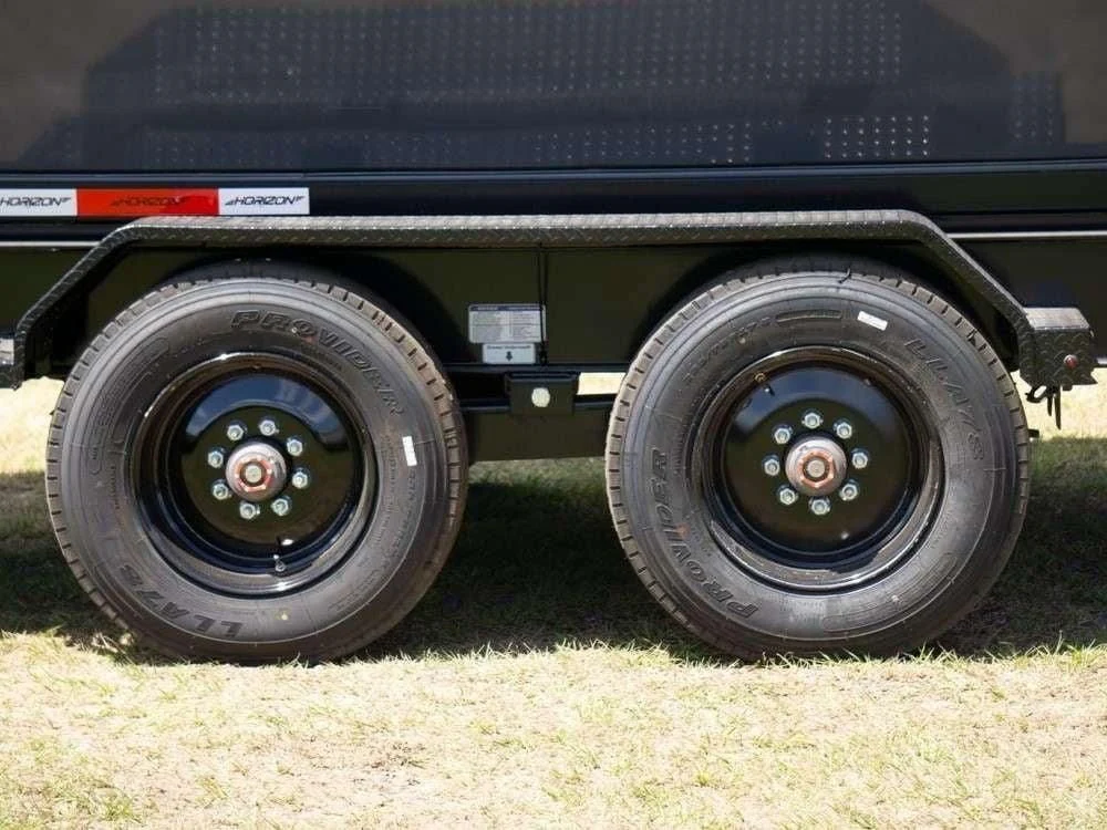 Horizon 20' HRD GN Roll off Bundle (2) 10k Axles + 3 Bins w/ 4' Walls HZN20GN10K4FTEDZ3GrayTX - Image 7