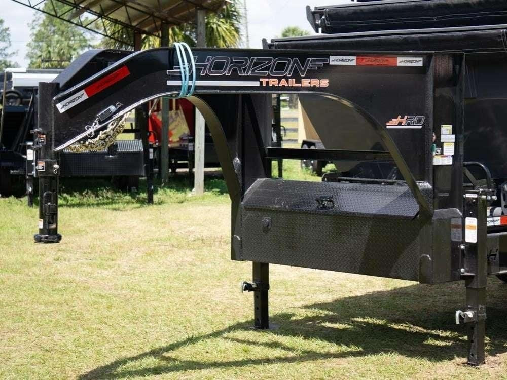 Horizon 20' HRD GN Roll off Bundle (2) 10k Axles + 3 Bins w/ 4' Walls HZN20GN10K4FTEDZ3GrayTX - Image 8